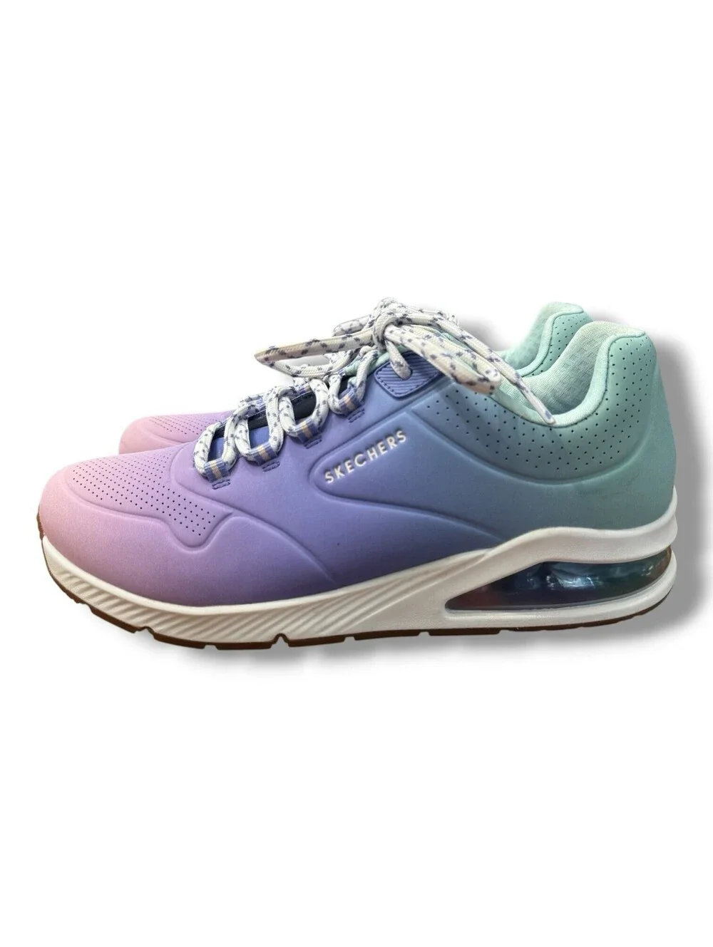 Skechers Uno 2 Ombre Away Blue Multi Activewear Athleisure Women’s Size 10